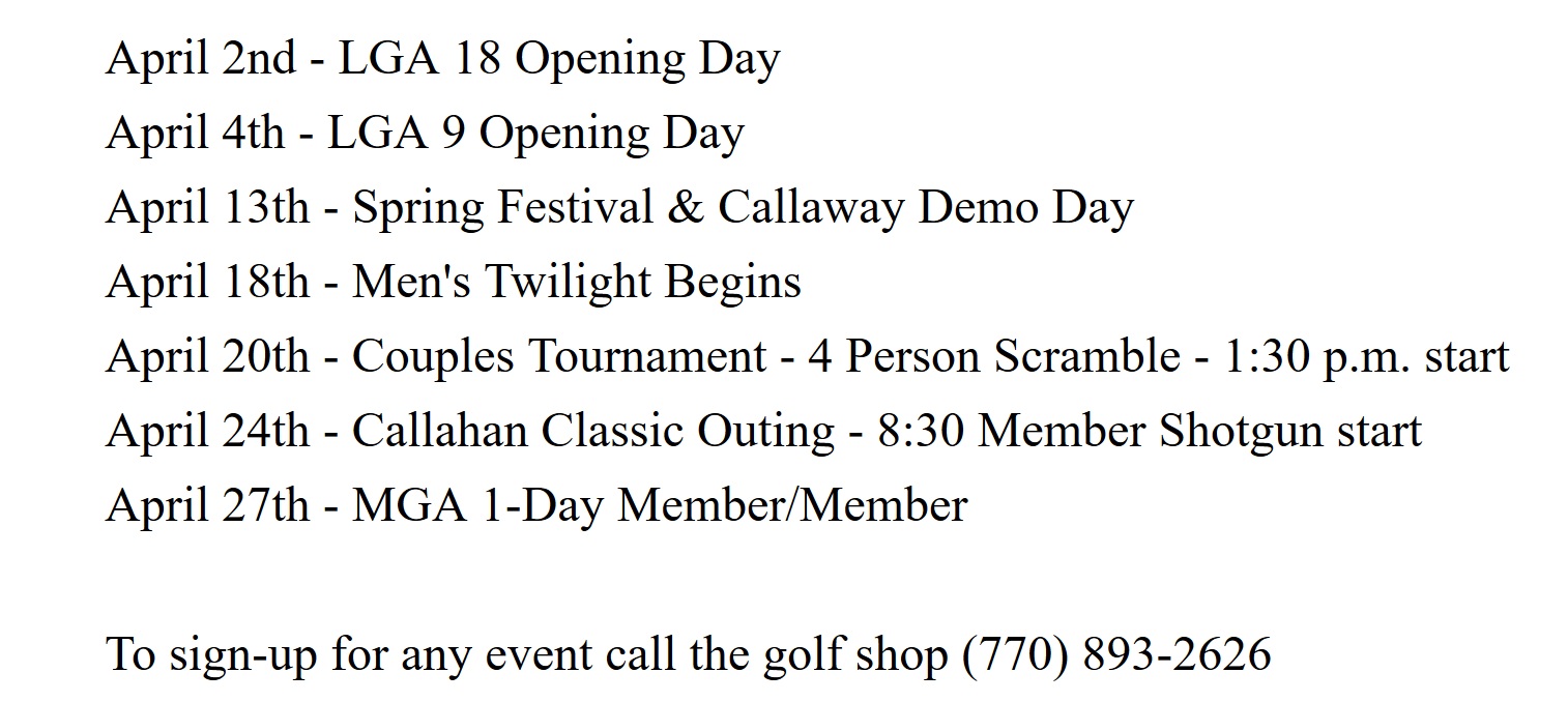 2019 04 golf events