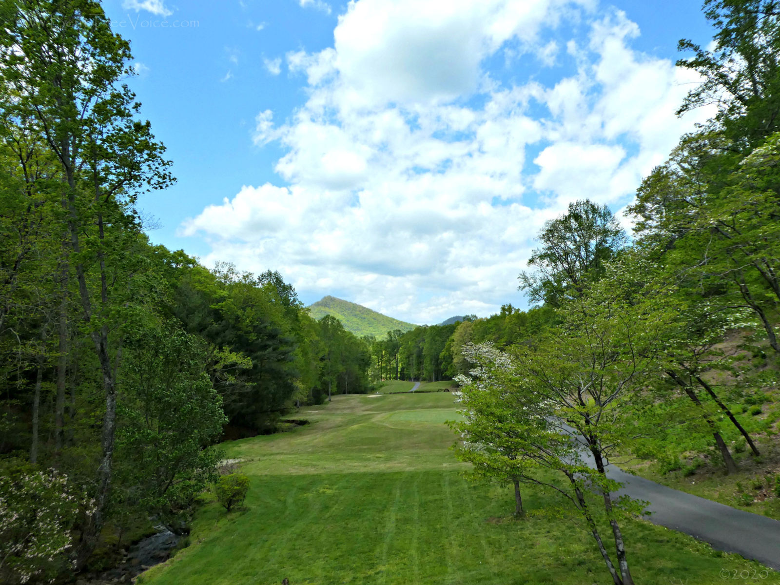 April 21, 2020 - Looking back on Hole 3 from Hole 4 tee box
